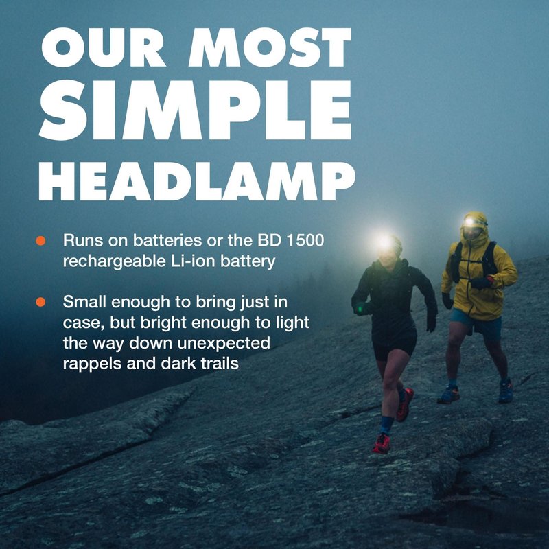 BLACK DIAMOND Astro 300 Headlamp | 300 Lumens Brightness | 3X AAA Battery Operated (Included) | Compact & Lightweight | Ops Black