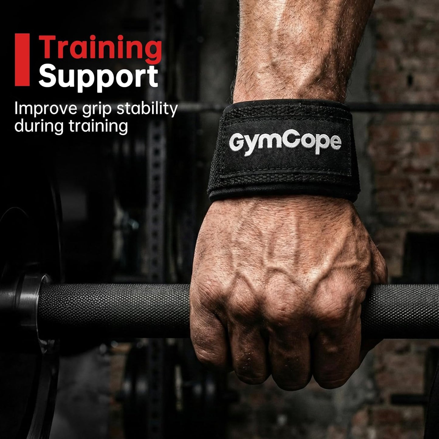 Lifting Wrist Straps for Weightlifting - Heavy Duty Support for Deadlifts & Powerlifting | 1 Pair