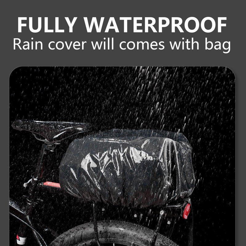 OFFBONDAGE Bike Bags for Bicycles Rear Rack 20/32L Hard Shell Waterproof Bike Trunk Bag for Ebikes Saddle Bags Panniers Rain Cover & Shoulder Strap for Commuter Travel Outdoor