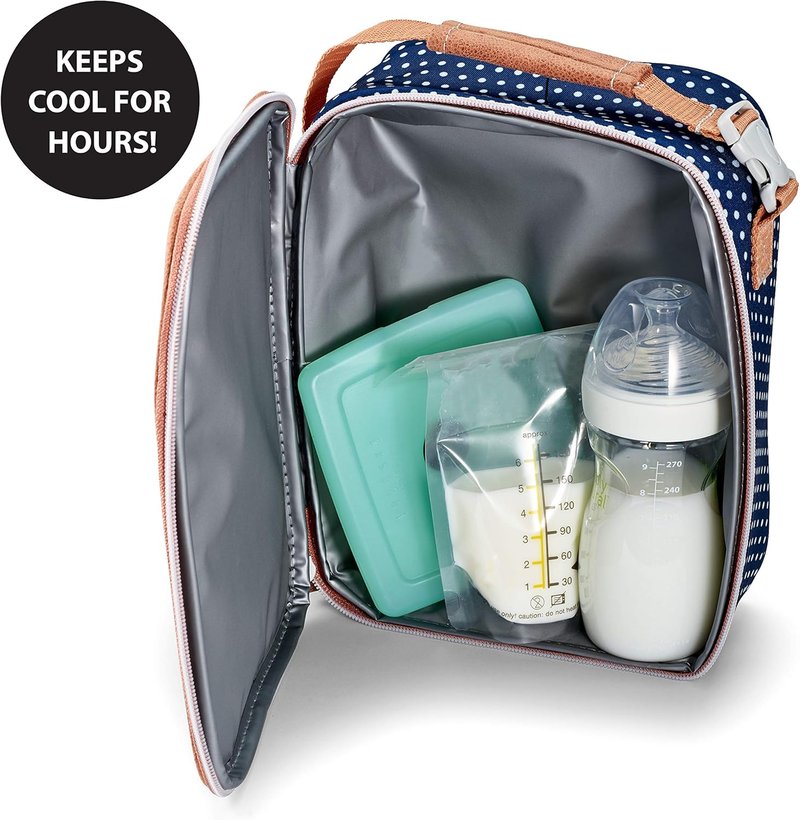 Slim Ice Packs for Lunch Boxes | Quick Freeze Reusable Coolers - Clear Blue (Pack of 48)