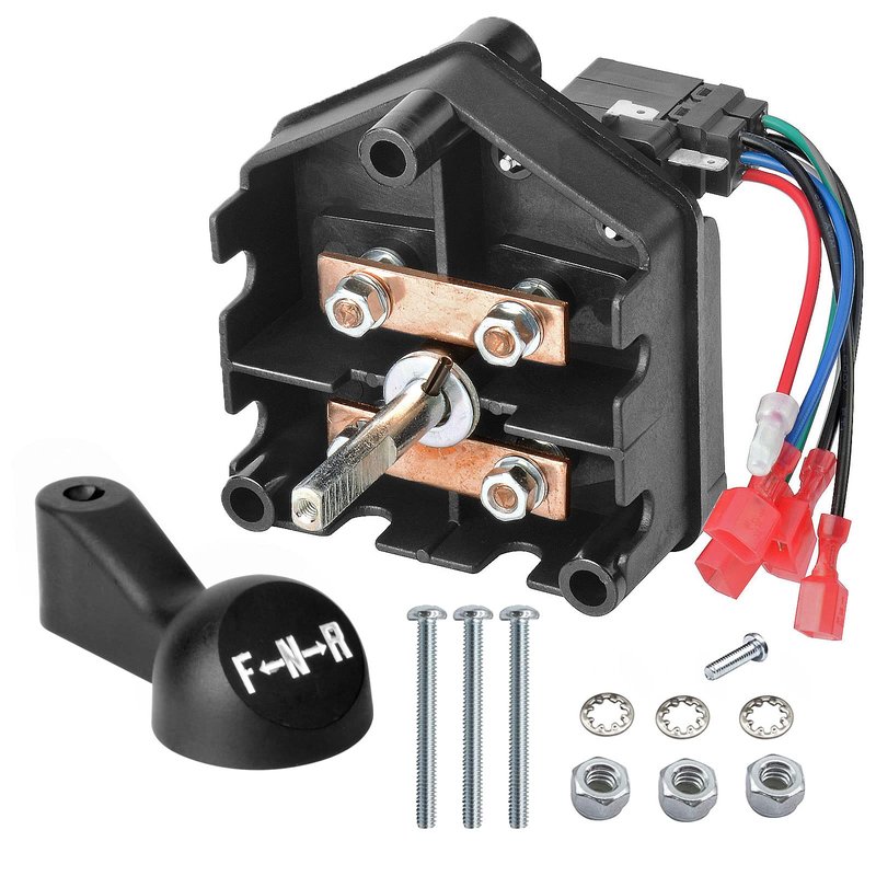 Roykaw Golf Cart Forward and Reverse Switch Assembly with Handle Compatible with Club Car DS 1996-up 48 Volt Golf Cart Models, Replaces OEM # 101753005, 1012987