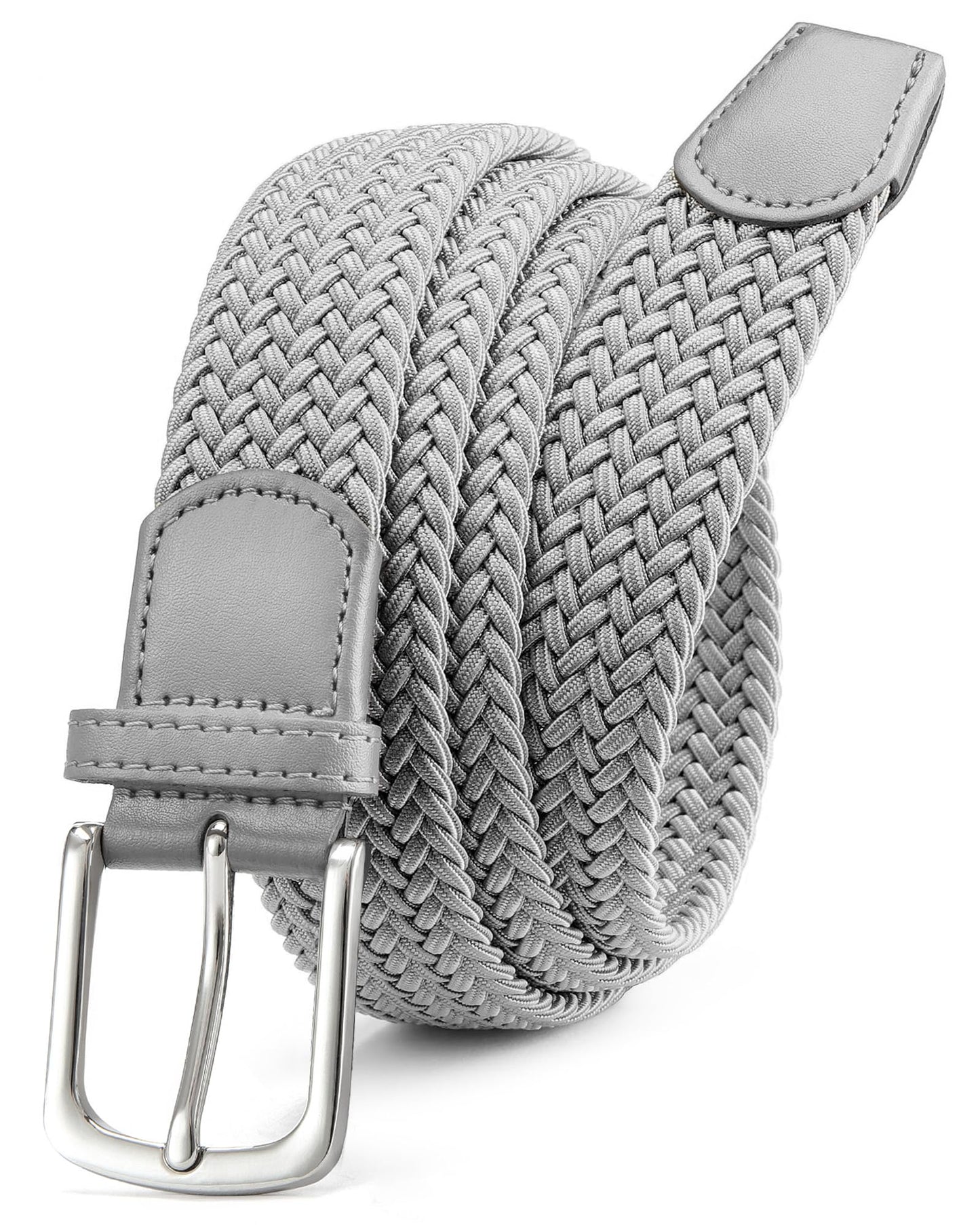 CHAOREN Stretch Belts for Men - Braided Elastic Golf Belt for Men 1 3/8"- Gift for Casual Jeans Shorts