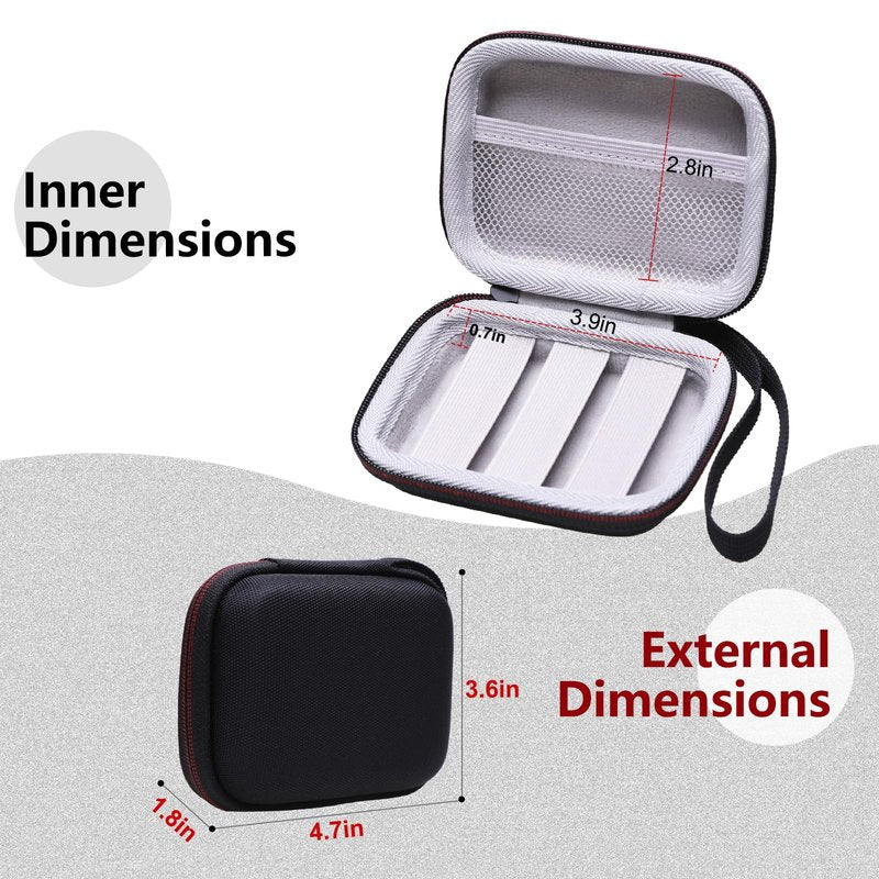 LTGEM Case Compatible with KardiaMobile Card Personal EKG Monitor, Gray