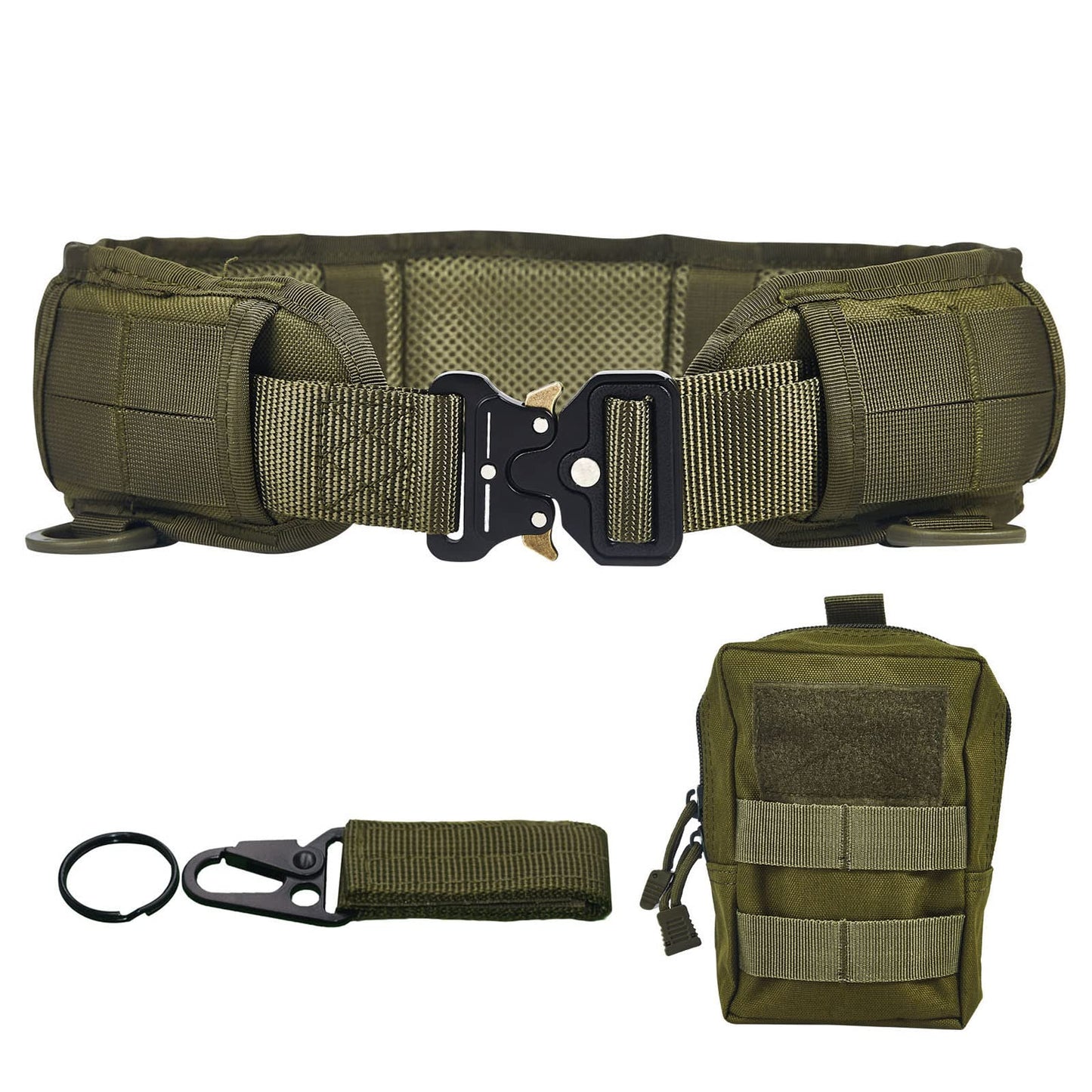Ratulie Tactical Battle Belt Set Molle Belts Hunting Game Belts
