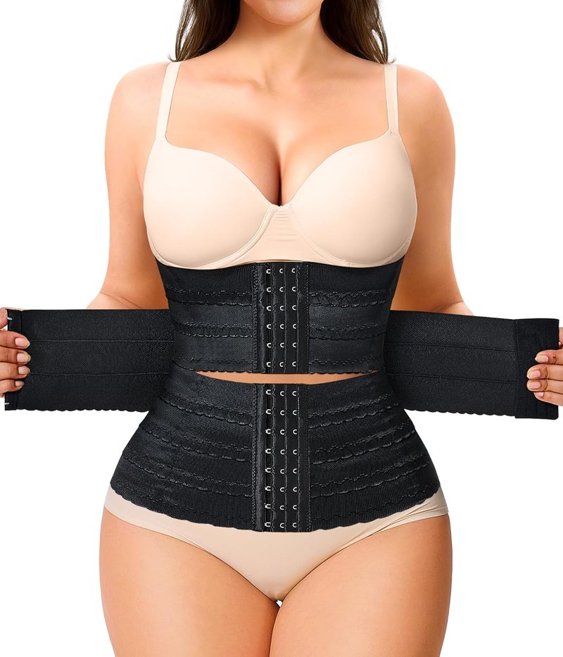 Nebility Waist Trainer for Women - Tummy Control Corset Shapewear Girdle for Workout | Adjustable Size