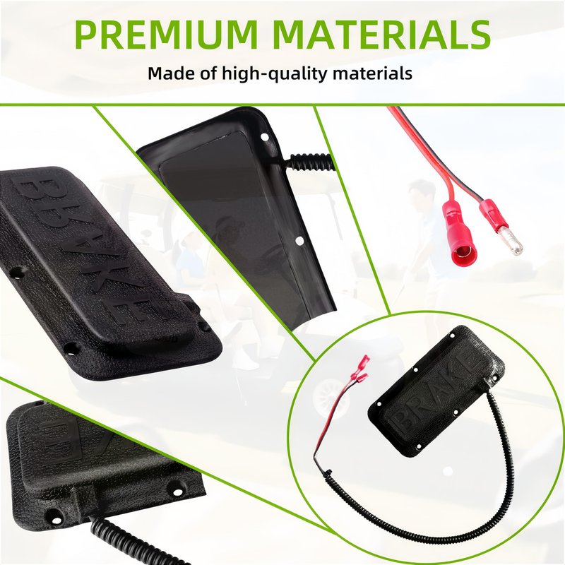 GENOUR Universal Golf Cart Brake Light Switch - Compatible with Club Car, EZGO & Yamaha Models | Brake Pad Replacement | Golf Cart Brake Lights