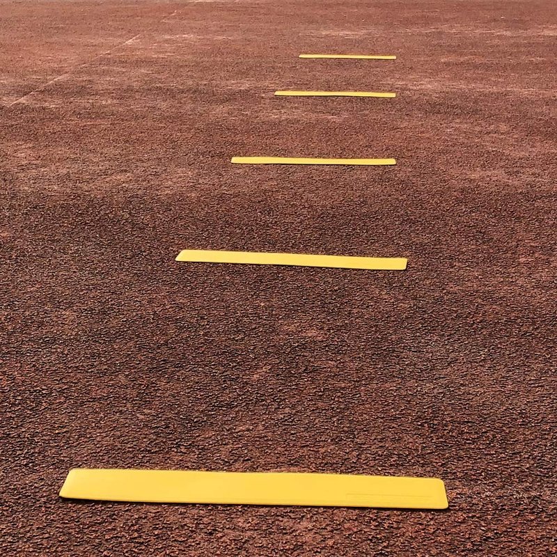 Eco Walker Court Line Marker Set Create Your Own Mini Pickleball Tennis Court (Yellow Court Marker)