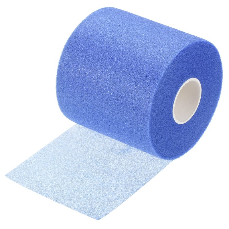 PATIKIL 30 Yard x 2.8 Inch Badminton Grip Cushion Wrap, PE Tennis Racket Grip Tape Backing Film Handle Anti Skid Cushion Accessories, Blue
