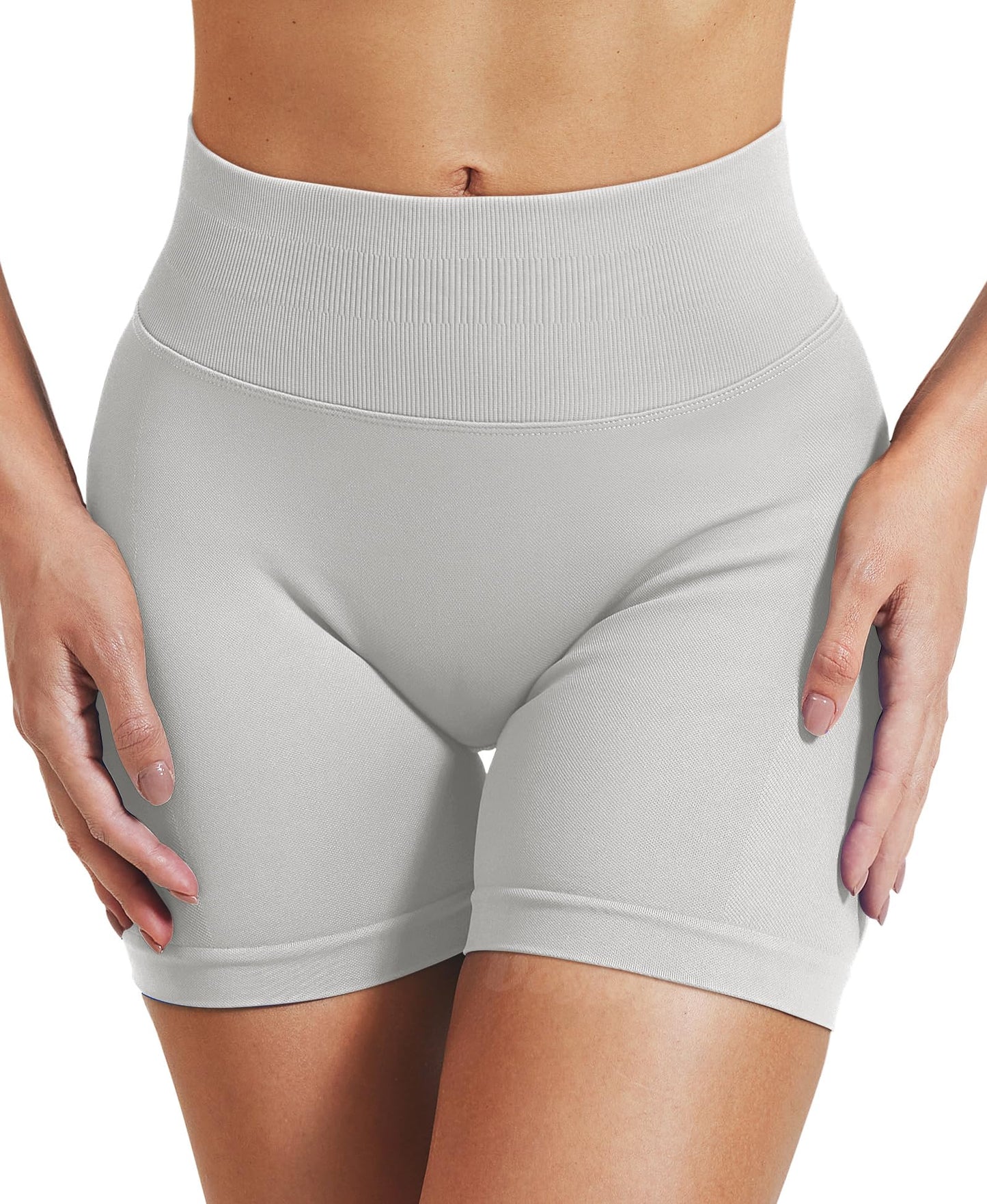 VOYJOY Women Workout Impact Shorts 2.5"/ 3.6"/ 4.5"/ 6" Scrunch Butt Lifting Gym Seamless Booty Biker Shorts