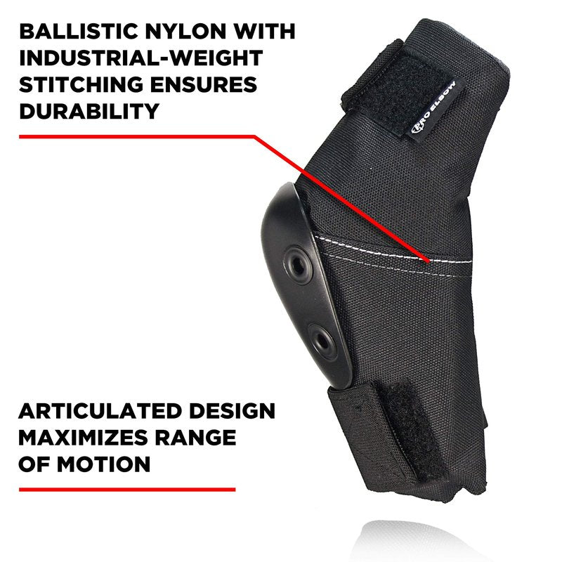 187 Killer Pads Pro Elbow Pad, Black, Small