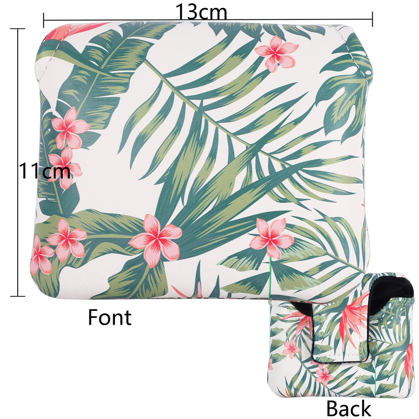 SHABIER Golf Large Mallet Headcover Hawaiian Style Design for Taylormade MySpider X Putter, MySpider Tour Putter