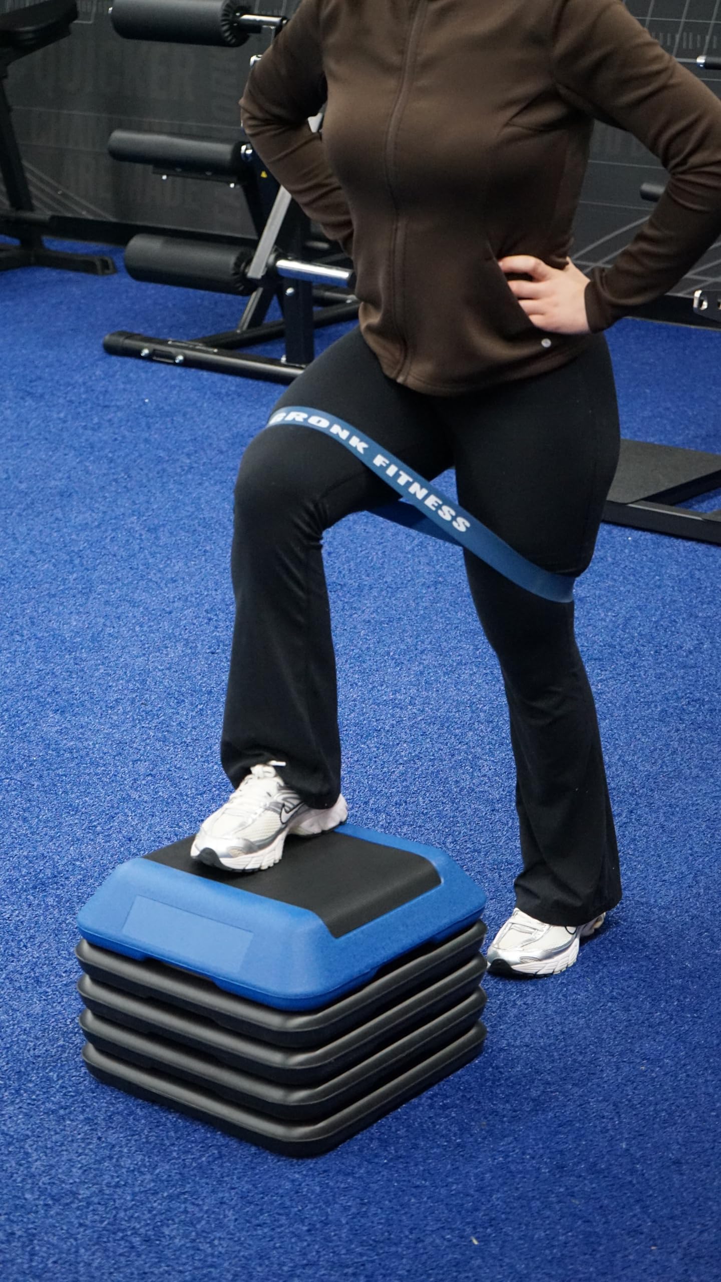 Gronk Fitness Aerobic Step Platform | Adjustable 16x16 Non-Slip