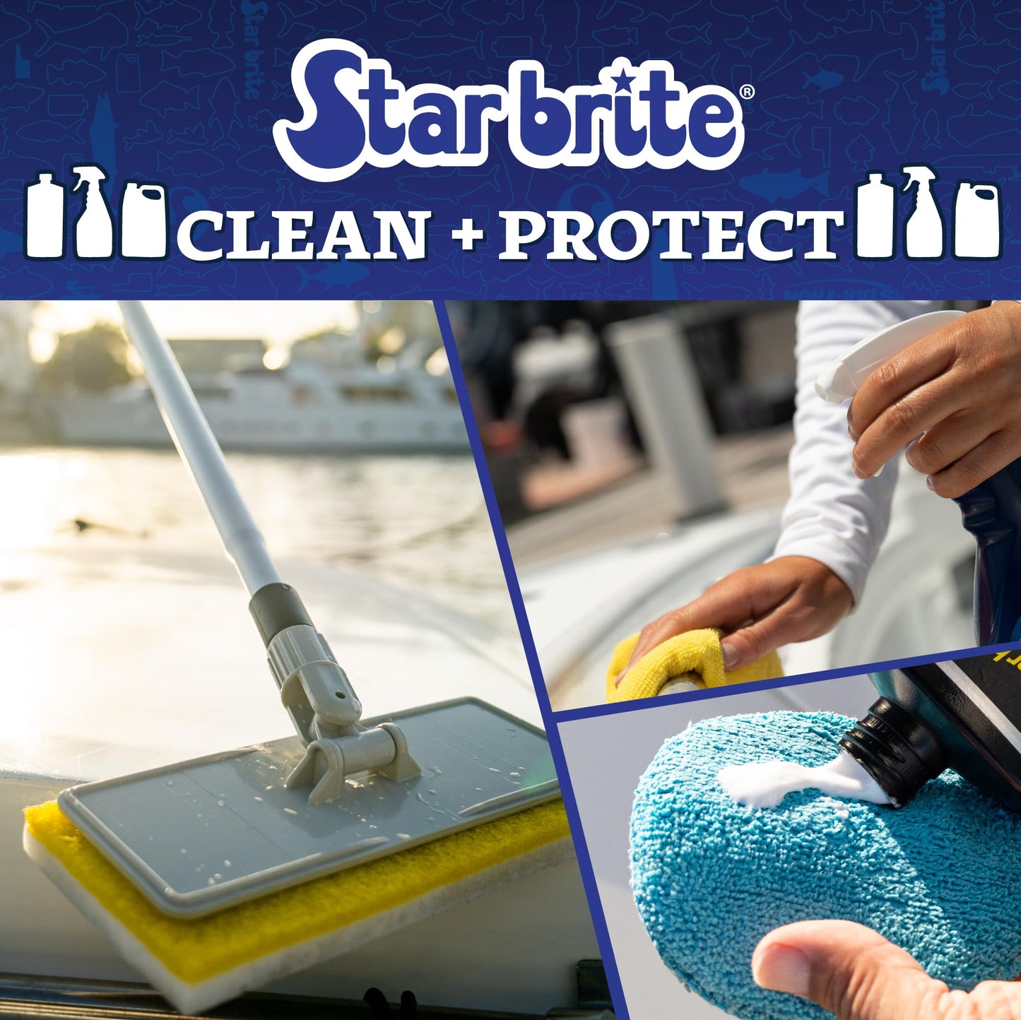 STAR BRITE RV Wash & Wax - Concentrated Cleaner - Cleans & Shines in One Easy Step + Repels Future Stains & Protects from UV Damage 128 Oz (71500)