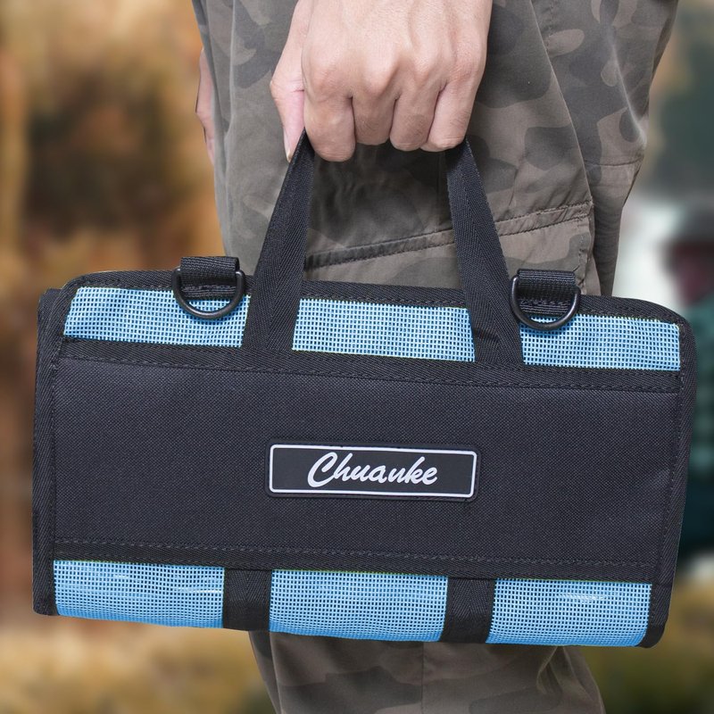 Fishing Lure Tackle Box - Durable 6 Pocket PVC Protective Cover | Ideal for Trolling