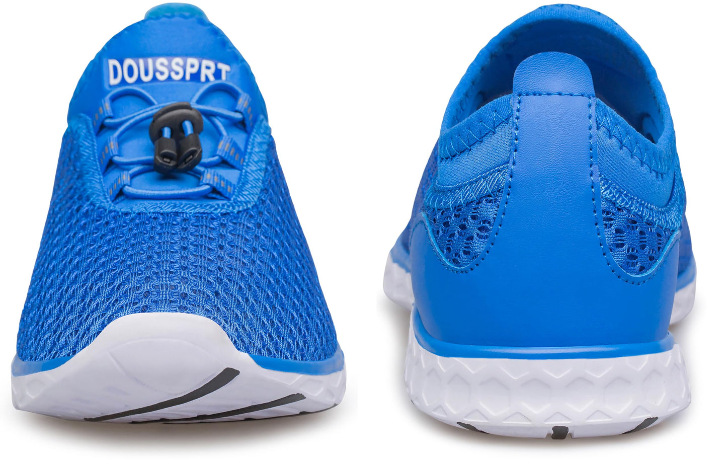 DOUSSPRT Men's Water Shoes Quick Drying Sports Aqua Shoes RoyalBlue Size 8.5