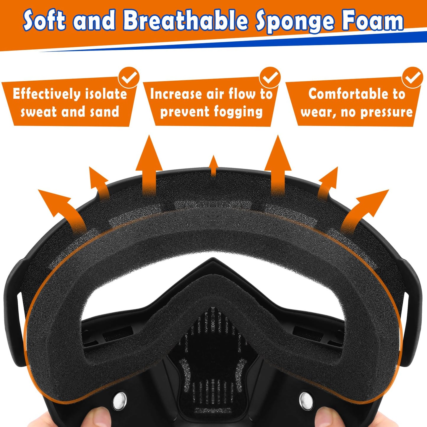 POKONBOY 2 Pack Detachable Masks, Tactical Mask with Goggles Compatible with Nerf Rival, Apollo, Zeus, Khaos, Atlas, & Artemis Blasters Rival Mask (Black & White)