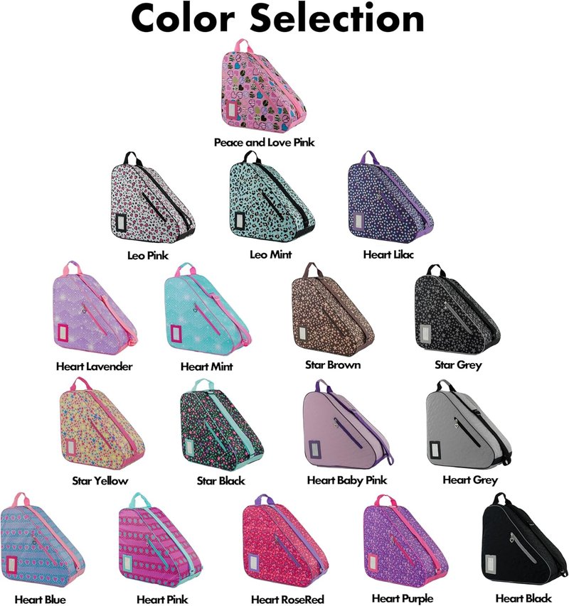 Skate Bags for Roller Skates & Inline Skates - Durable Storage for Kids & Adults | Multi-Use Design
