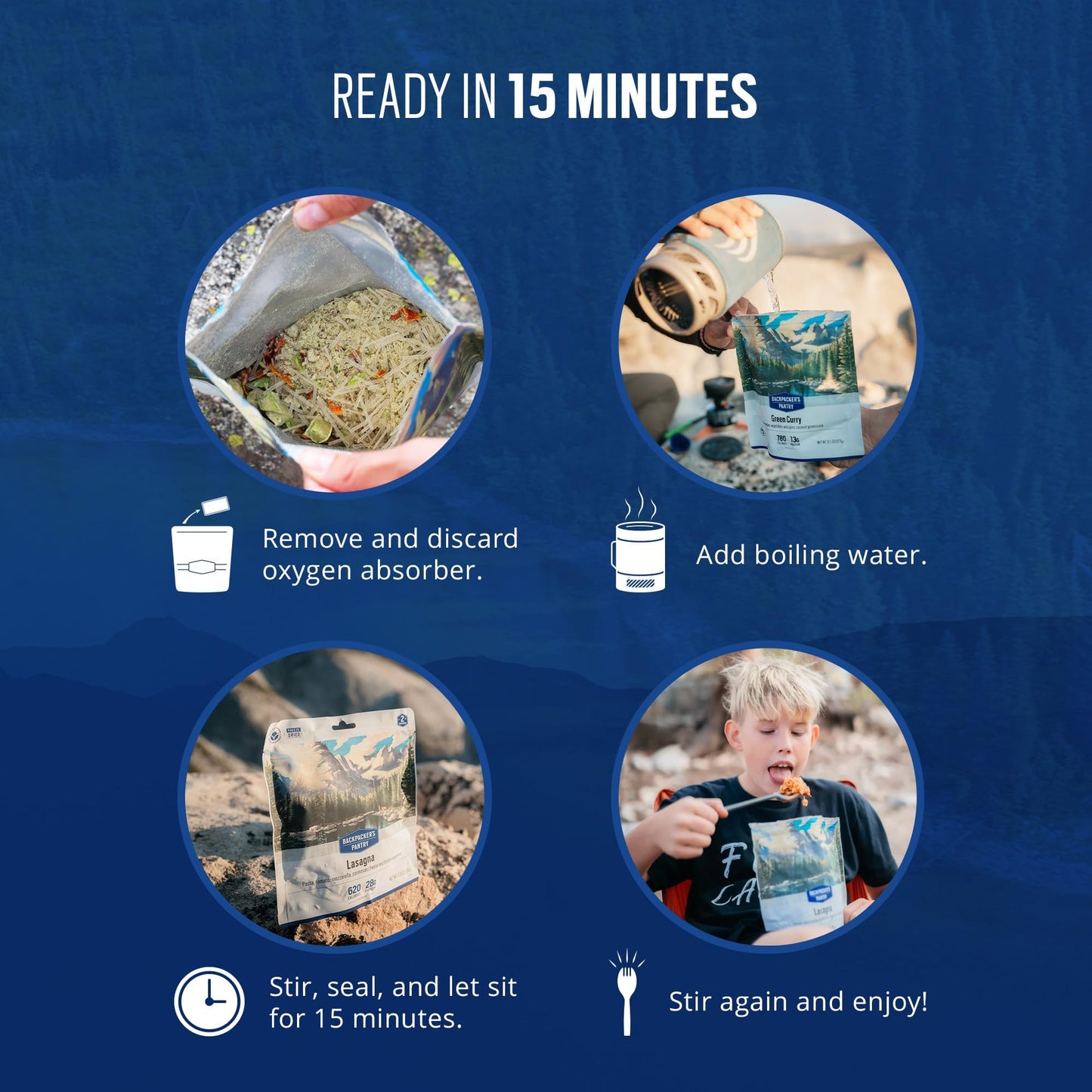 Backpacker's Pantry Beef Bolognese | Freeze Dried Backpacking & Camping Food - Emergency Food - 28g Protein - 1 Count