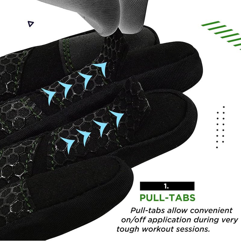 Weight Lifting Gloves - Full Finger Touch Screen, Breathable Anti-Slip Palm Protection | Fitness Training for Men & Women