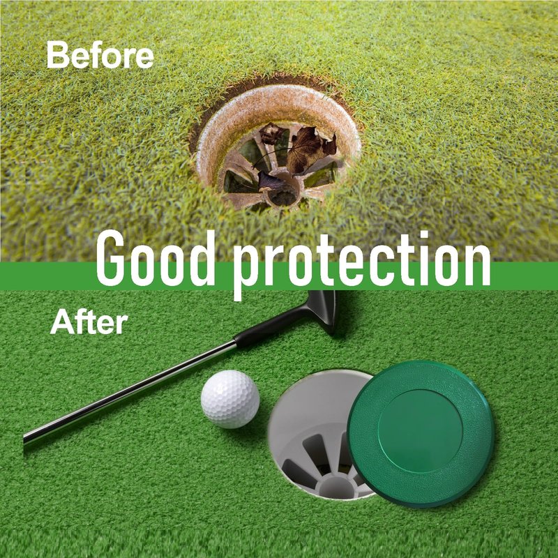 Golf Hole Cup Covers Universal Dimensions for Putting Practice Training Meets the Standards of USGA and PGA (4-Pack)
