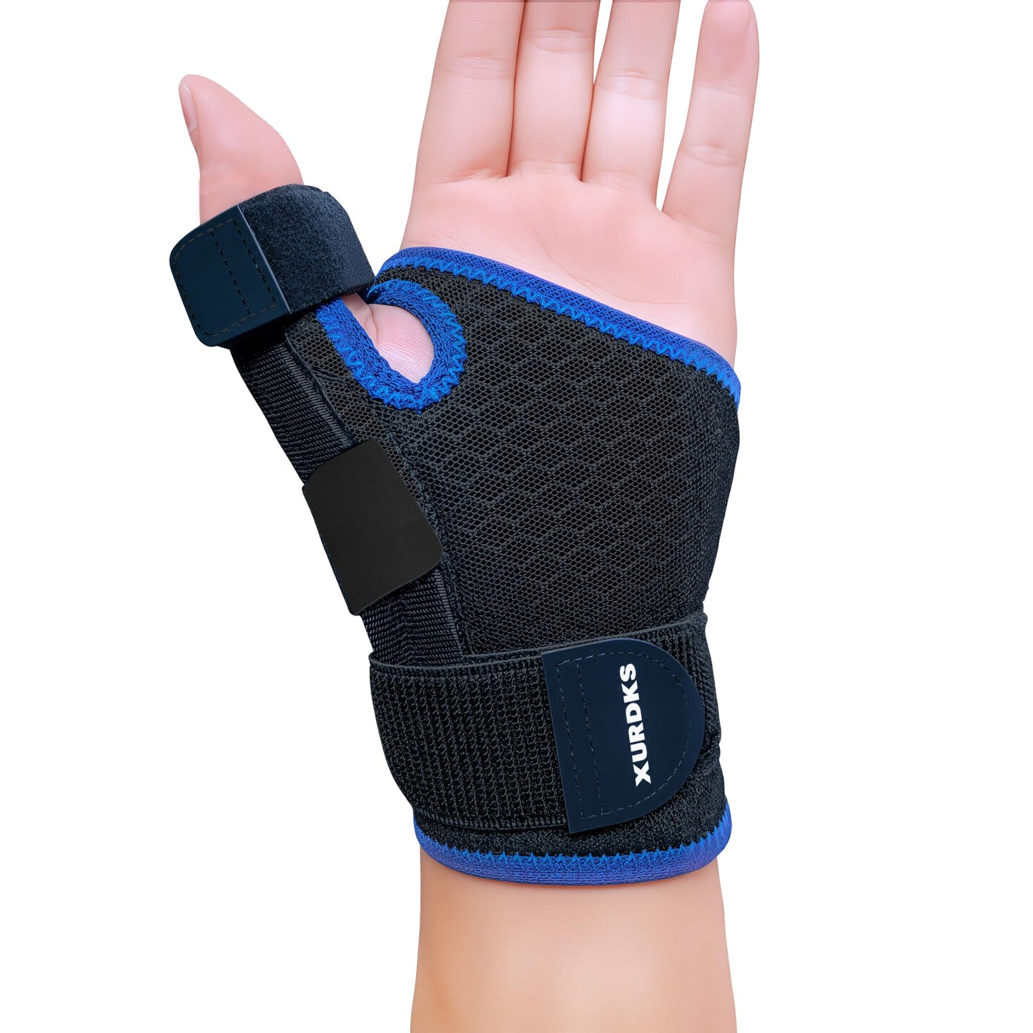 XURDKS Adjustable Ergonomical Thumb Spica Splint Thumb Stabilizer for Right Hand or Left Hand,Thumb Brace Thumb Support for Trigger Finger,Arthritis,Sprains,De Quervains Tenosynovitis,CMC Pain (S/M)