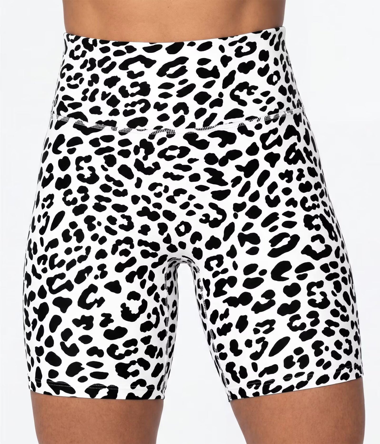 Sunzel Women's No Front Seam High Waisted Biker Shorts for Yoga Workout