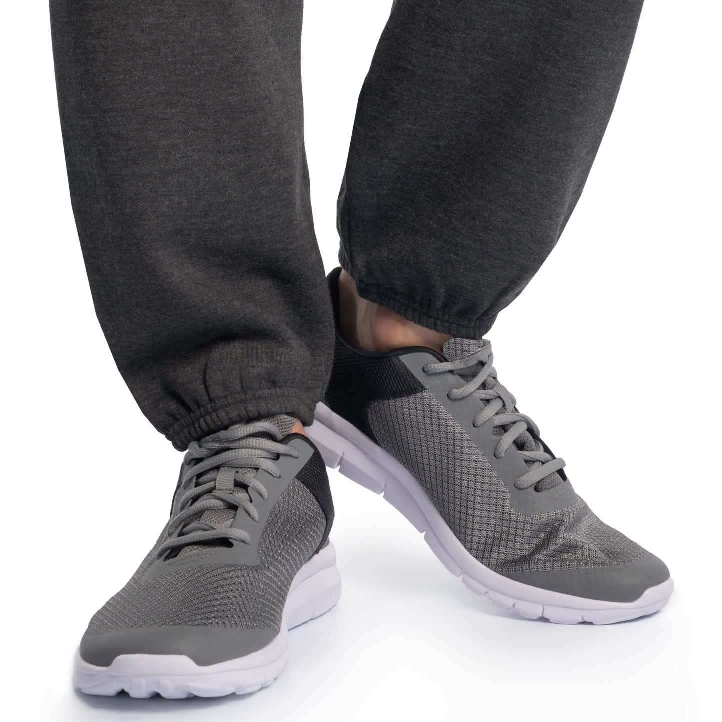 Fruit of the Loom mens Eversoft Fleece & Joggers (Regular Big Man) Sweatpants, Elastic Bottom - Black Heather, XX-Large US