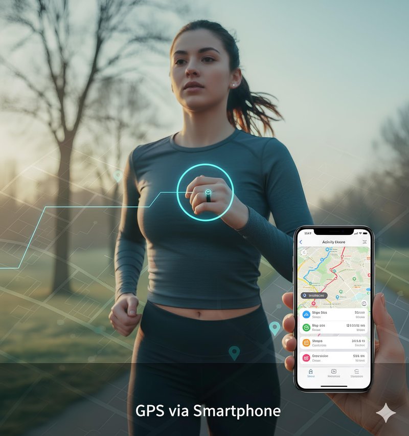 KLSD Smart Ring for Women Size 9 Ø 18.9mm – Bluetooth Fitness Tracker Ring with Sleep Tracker, Heart Rate Monitor, SpO2, Activity & Stress Tracking – Smart Ring Health Tracker for Women
