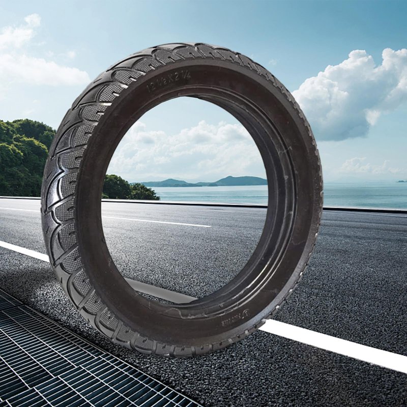 2PCS 12 Inch Solid Tyre 12 1/2x2 1/4(57-203) For Electric Bike Scooter 12.5x2.5 Solid Tires
