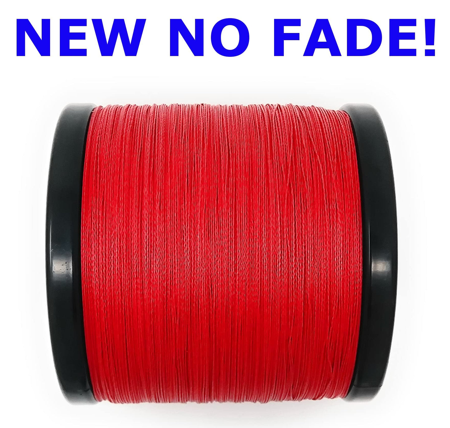 Reaction Tackle Braided Fishing Line NO FADE Red 10LB 150yd