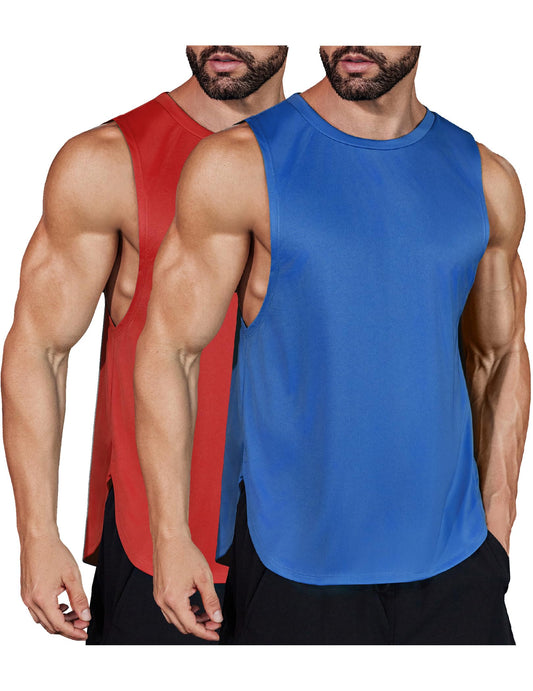 COOFANDY Mens Workout Sleeveless Shirts Athletic Exercise Gym Tank Tops