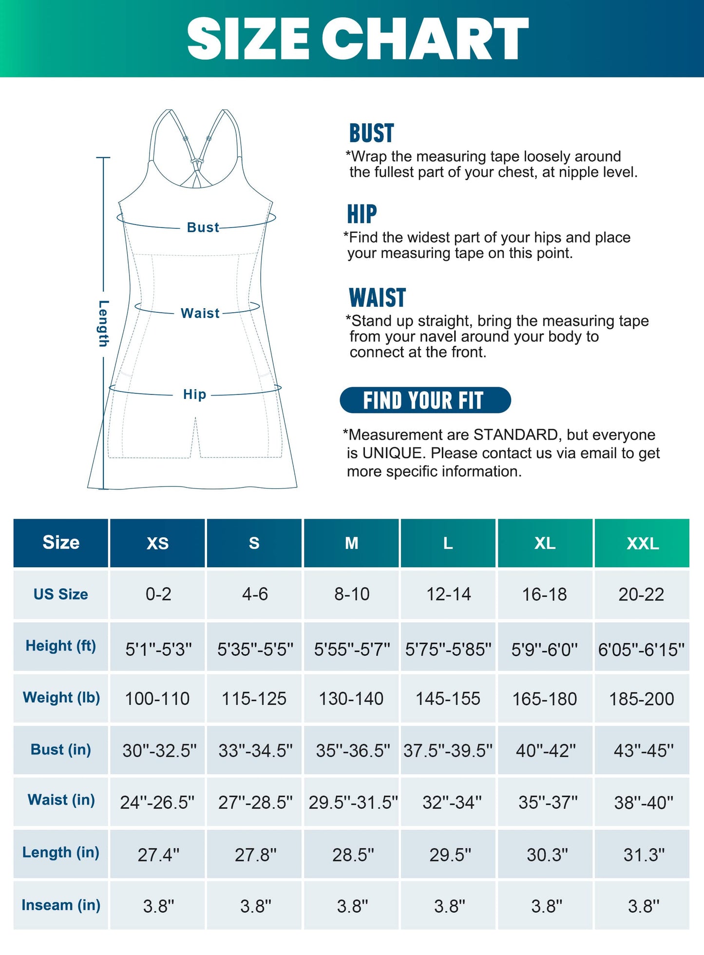 Womens Tennis Dress, Workout Dress with Built-in Bra & Shorts Pockets Summer Dress for Golf Athletic Dresses for Women Indigo