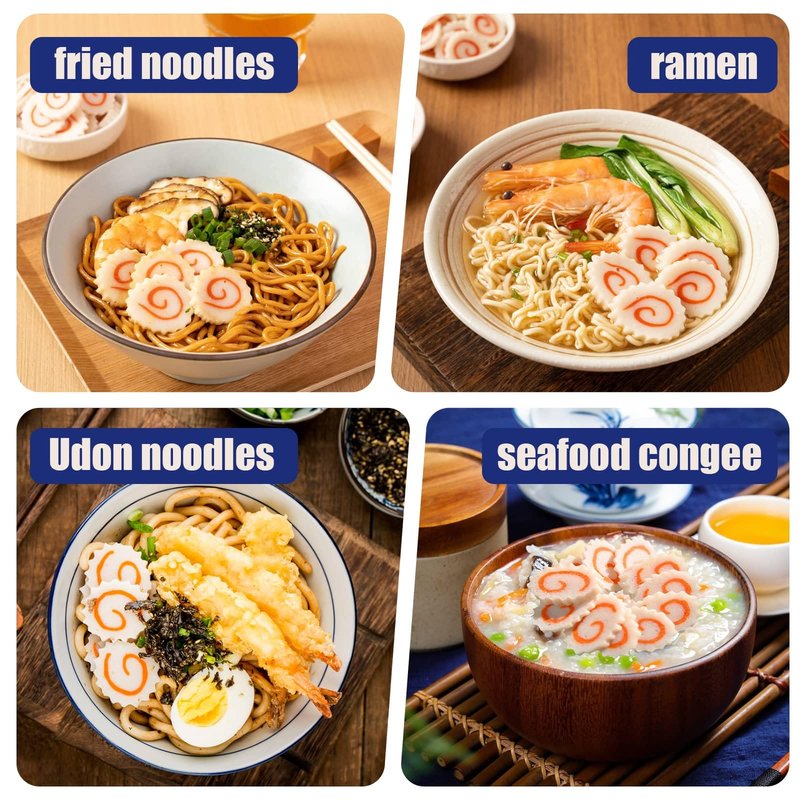 3.53oz Freeze Dried Narutomaki Fish Cake - Big Narutomaki Japanese Ramen Topping, Instant Noodles, Udon, Soup, Camping Meals, Emergency Supplies, Asian Pantry Food