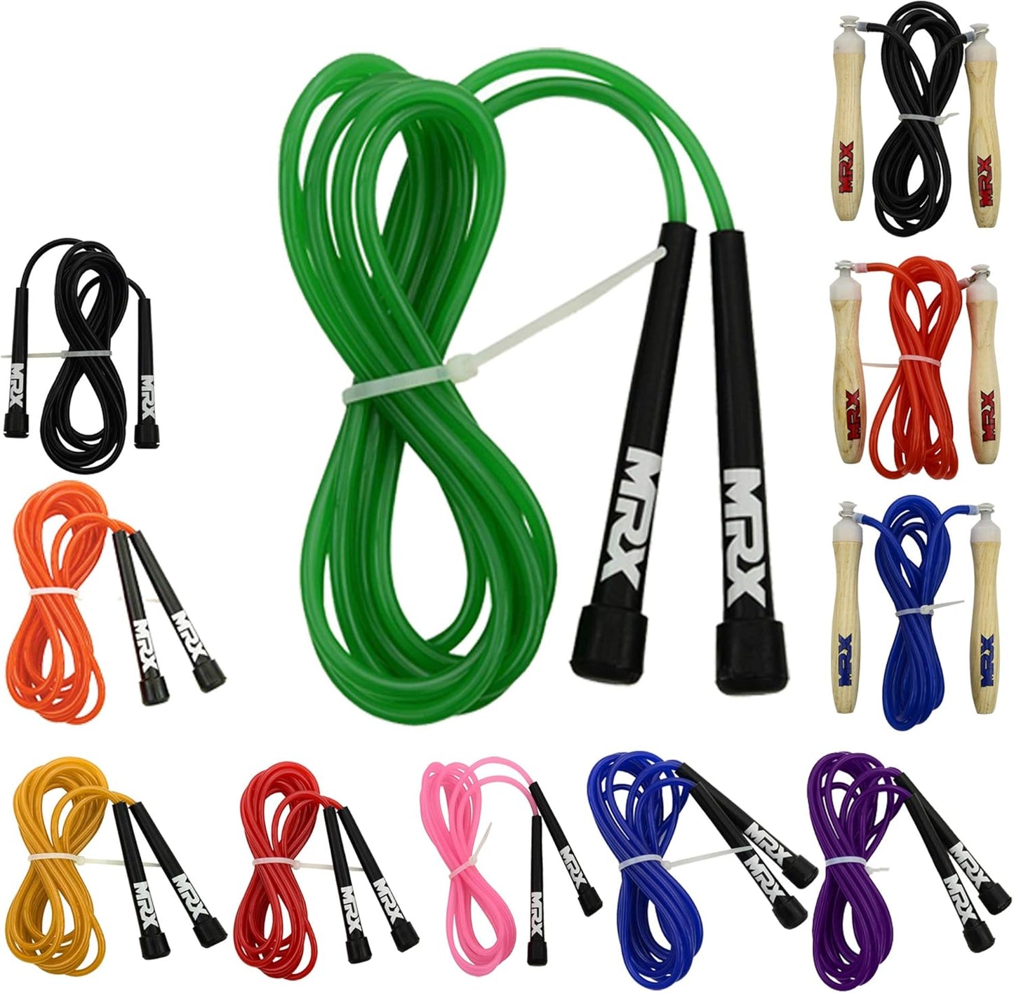 MRX 9" PVC Jump Rope for Cardio Fitness | Versatile for Kids & Adults