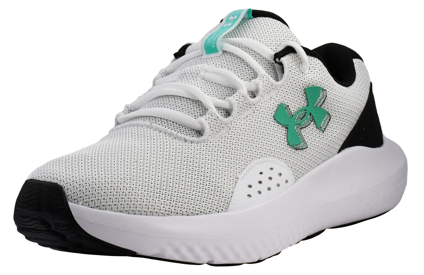 Under Armour Men Charged Rogue 4 White/Black/Green Mode 12 Medium