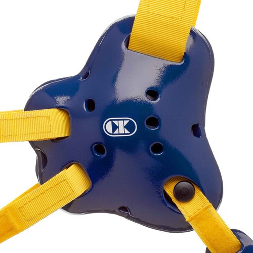 Cliff Keen Fusion Wrestling Headgear (Navy Blue/Light Gold)