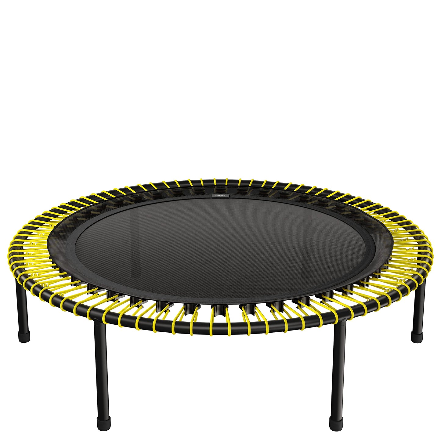 bellicon 44" Fitness Trampoline (Yellow) with Screw-on Legs and Bungee Suspension up to 440 lbs (Ultra Strong)