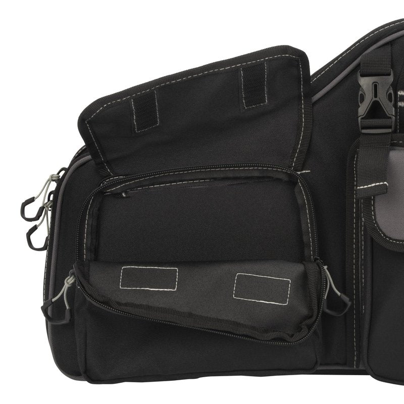 Gear Fit MOA 55" Rifle Case by Allen - Long Range Precision Rifle Storage with Multiple Pockets, Heavy Duty Foam, Black/Gray