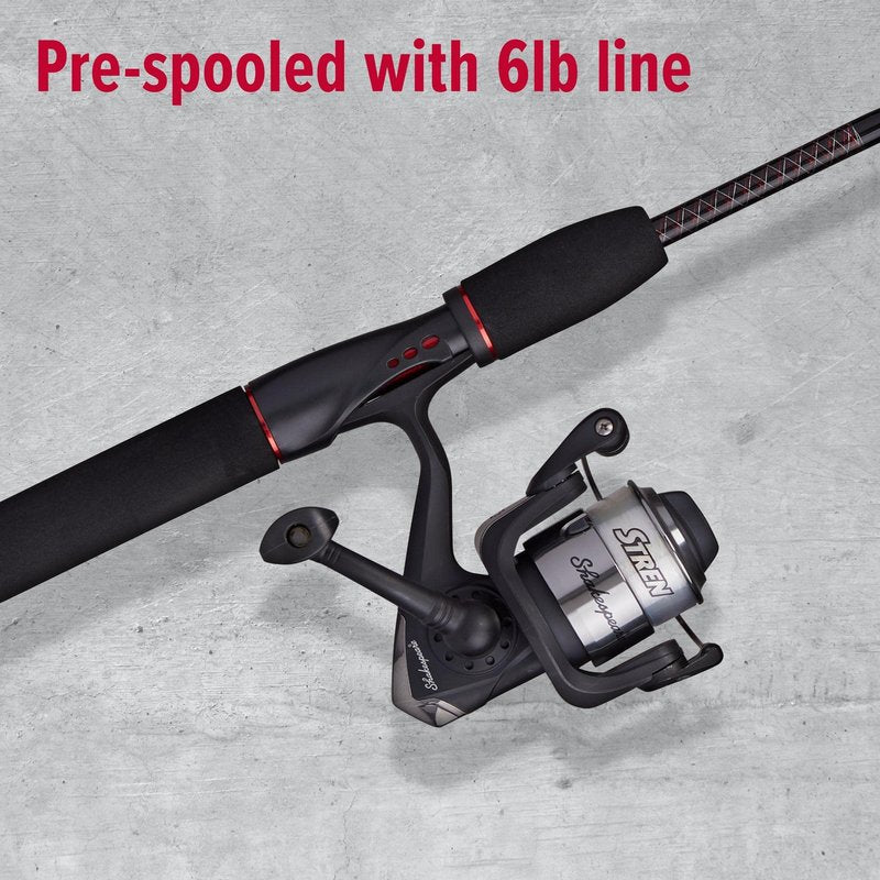 Shakespeare Ugly Stik Catch Ugly Fish Lake and Pond 6’ Spinning Combo 23-Piece Kit, 2-Piece Fishing Rod, Size 30 2-Ball Bearing Spinning Reel, Combines Graphite and Fiberglass for a Strong Rod