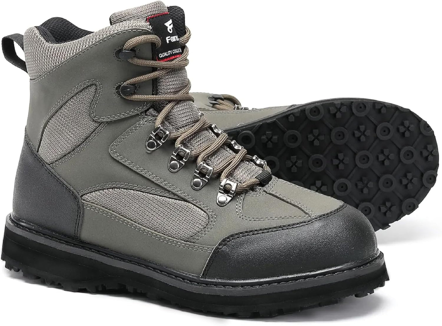 Men's Wading Boots - Anti-Slip Rubber Sole for Fishing & Hunting | Comfortable & Durable