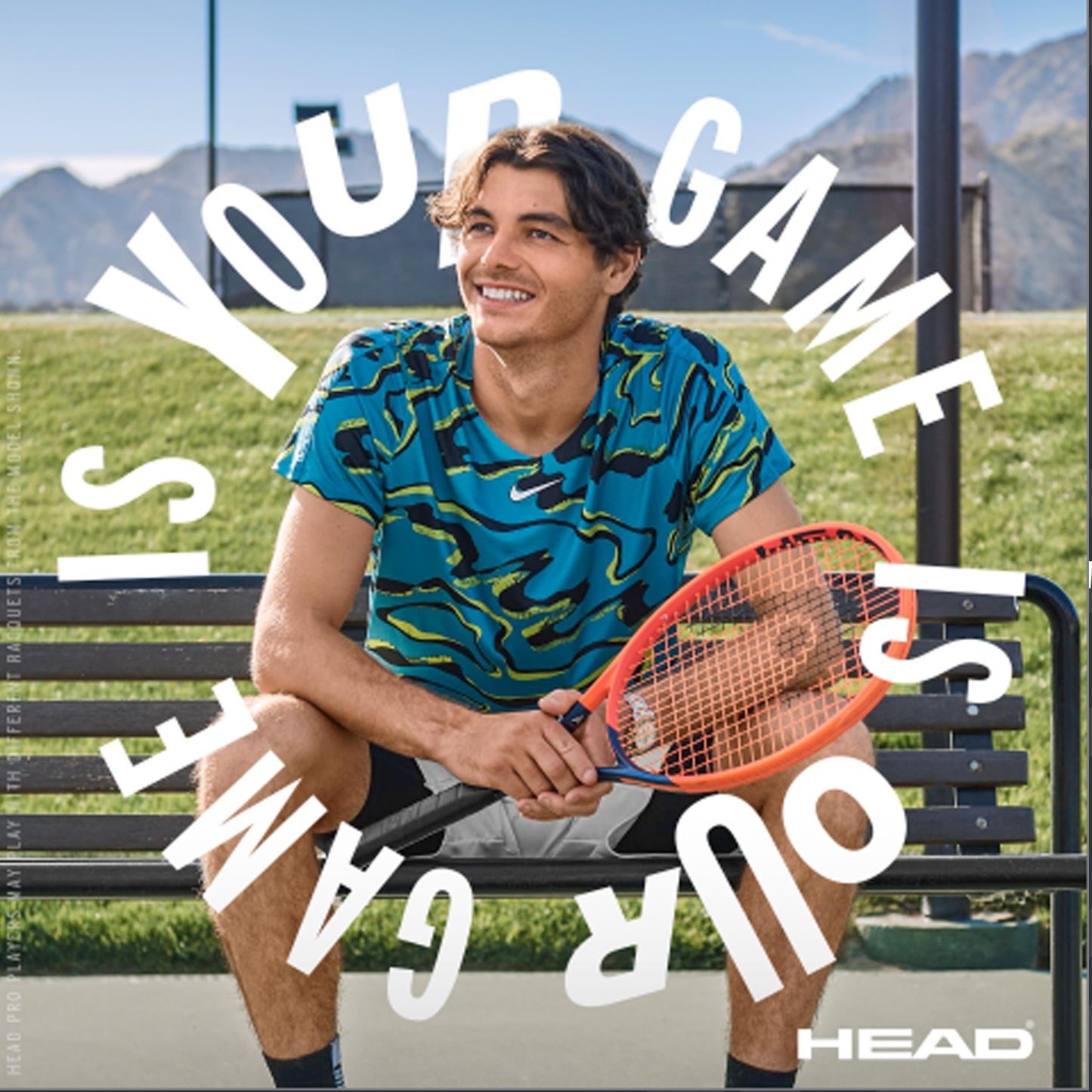 HEAD Ti. Radical Elite Tennis Racket - Pre-Strung Light Balance 27 Inch Racquet, Gray/Orange