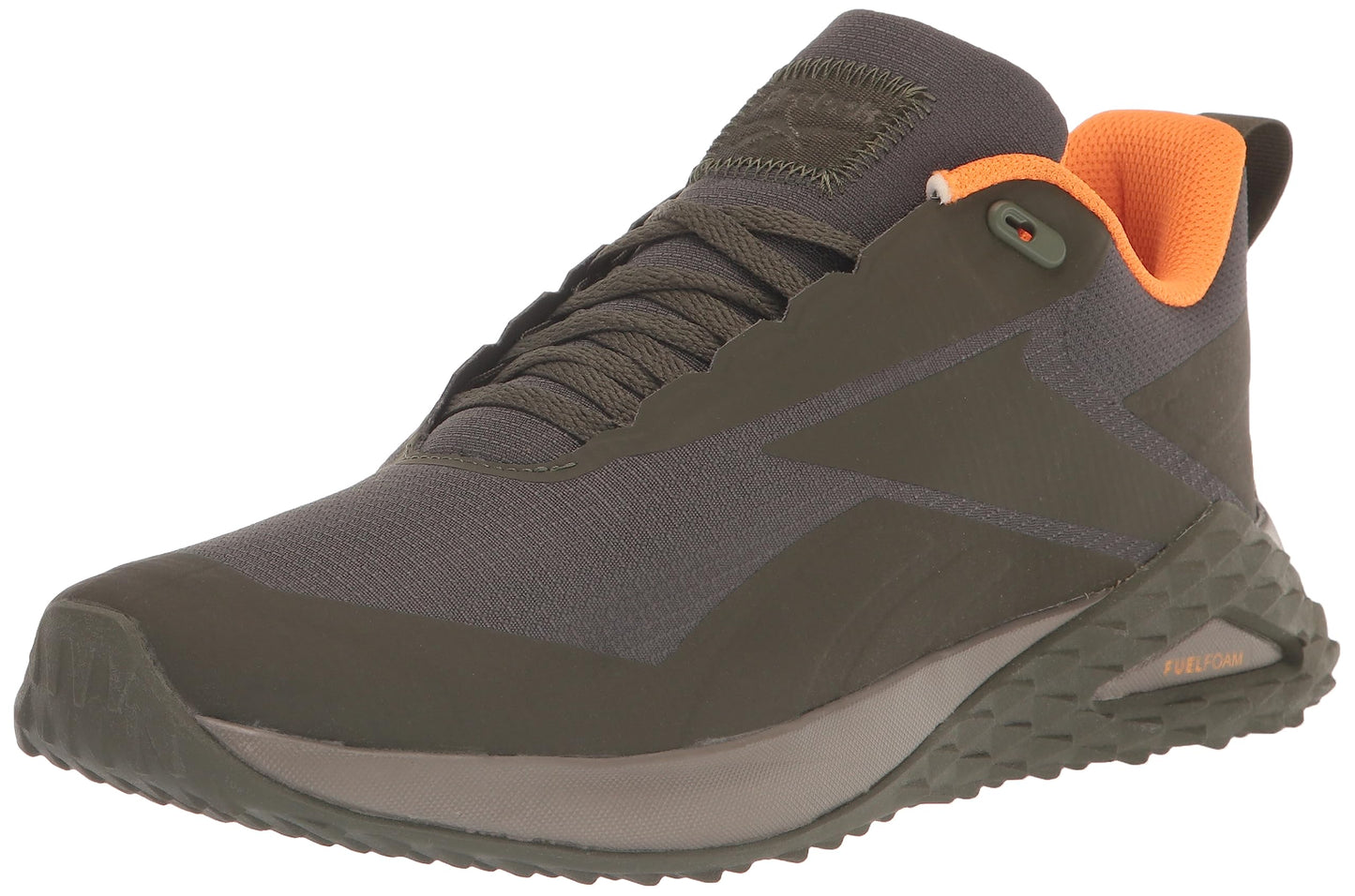 Reebok Mens Trail Cruiser, Poplar Green/Grey/High Ghvis Orange, 13