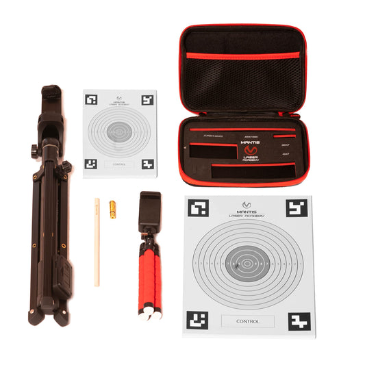 Mantis Laser Academy Training Kit for 380 ACP | Dry Fire Laser Training System for Target Practice | Free App, No Subscription | Includes Laser Training Cartridge | Guided Drills & Real-Time Feedback