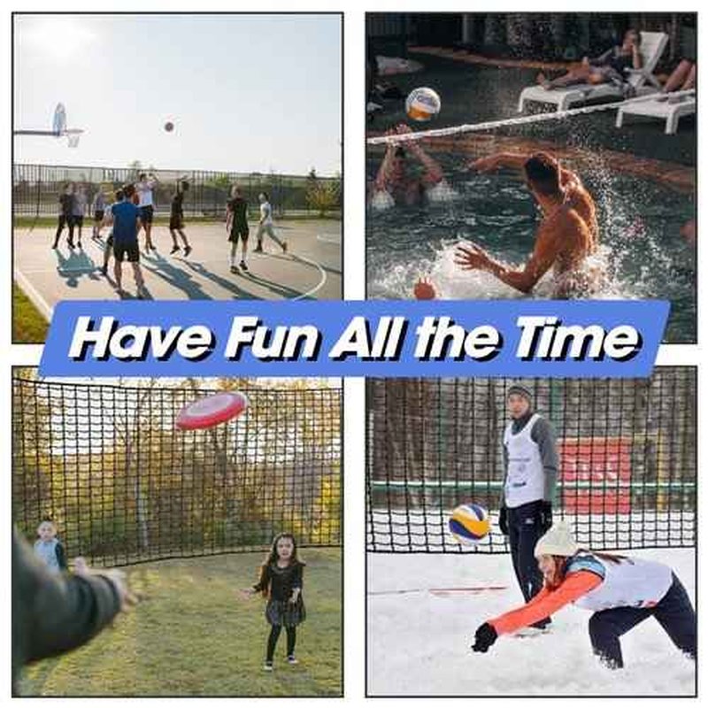 Amazgolf 15 X 20ft Soccer Backstop Net for Soccer Goal, High Impact Sports Practice Barrier Netting, Nylon Soccer Ball Hitting Netting (15 X 20ft)