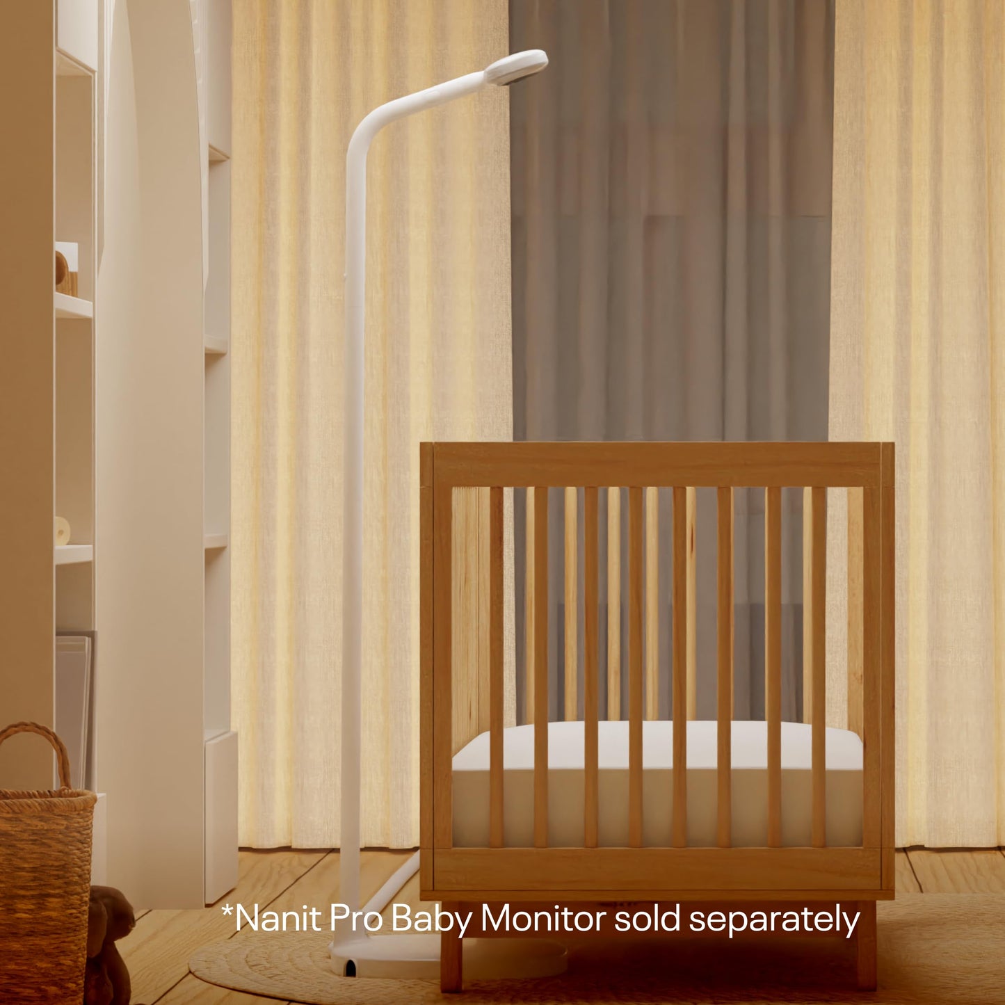 Nanit Baby Floor Stand Accessory - Crib & Bassinet Video Monitor Holder