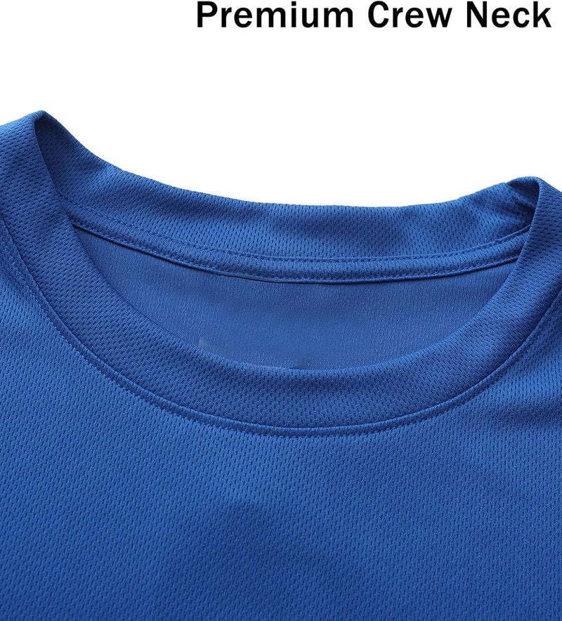 Men's Quick-Dry Athletic T-Shirt - 5 Pack Short Sleeve Workout Tees | Lightweight & Breathable