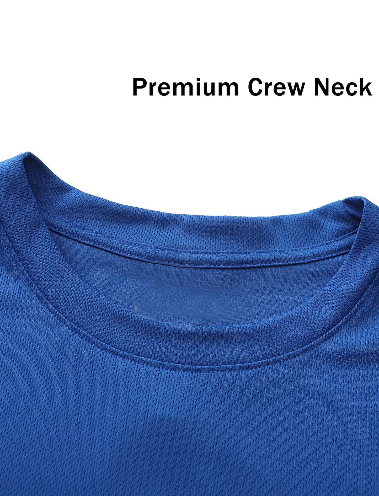 Yafanqi 5 Pack Mens Short Sleeve Shirts Quick Dry Moisture Wicking Athletic Running Gym Workout Casual Basic Tee Shirt