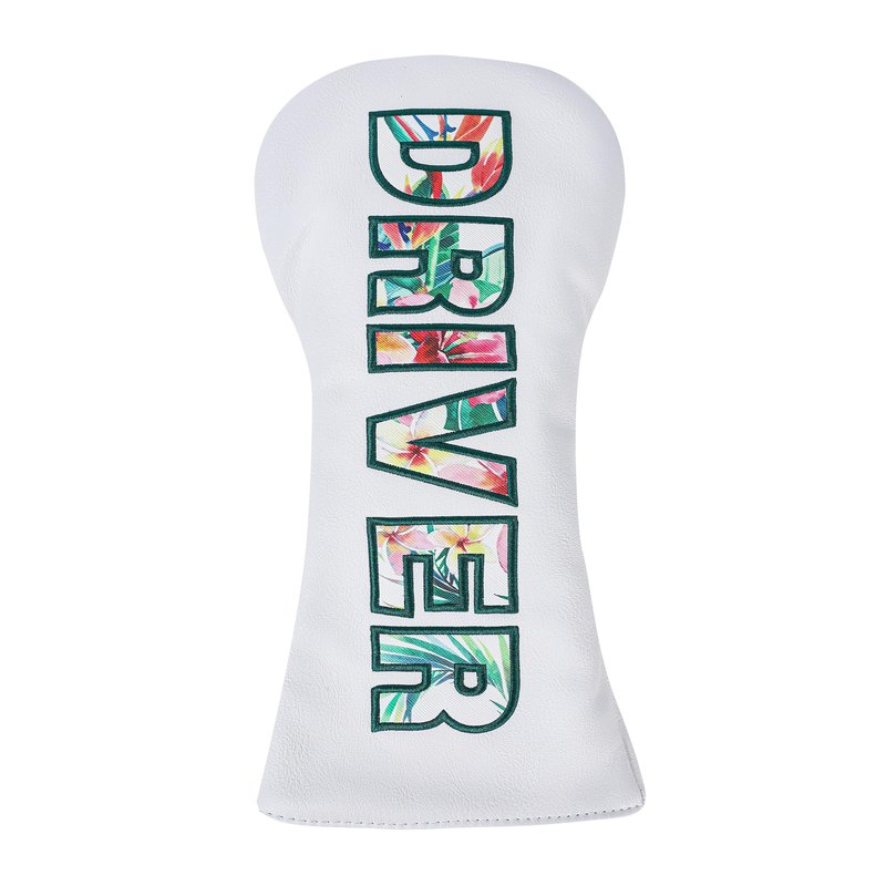 Golf Club Head Covers - Premium Leather Driver, 3 & 5 Fairway Wood, Hybrid Headcovers, Putter Covers for Blade and Mallet, and Alignment Stick Covers (Set)