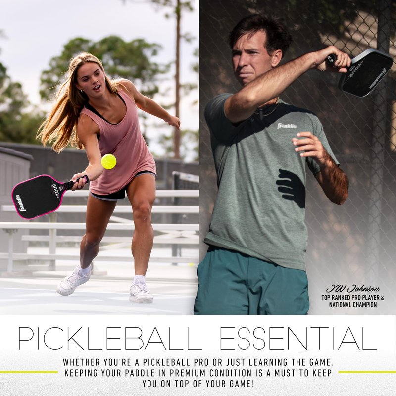 Franklin Sports Pickleball Eraser Cleaner - Paddle Magic Carbon Fiber Paddle Eraser - Cleans Carbon Fiber Face Rackets - Easy to Use Accessories for Pickleball Equipment Maintenance + Cleaning