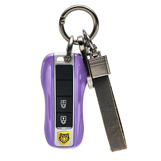 Rechargeable Stun Guns Self-Defense with LED Flashlight,Rechargeable Stun Gun for Woman (Purple)